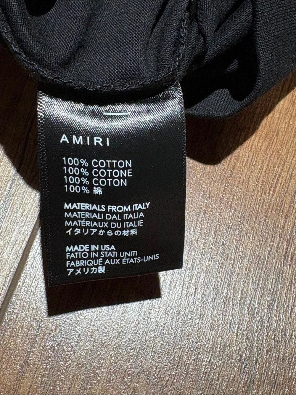 Amiri Mens Black Cupid Angel Tee Shirt Brand New Size Large
